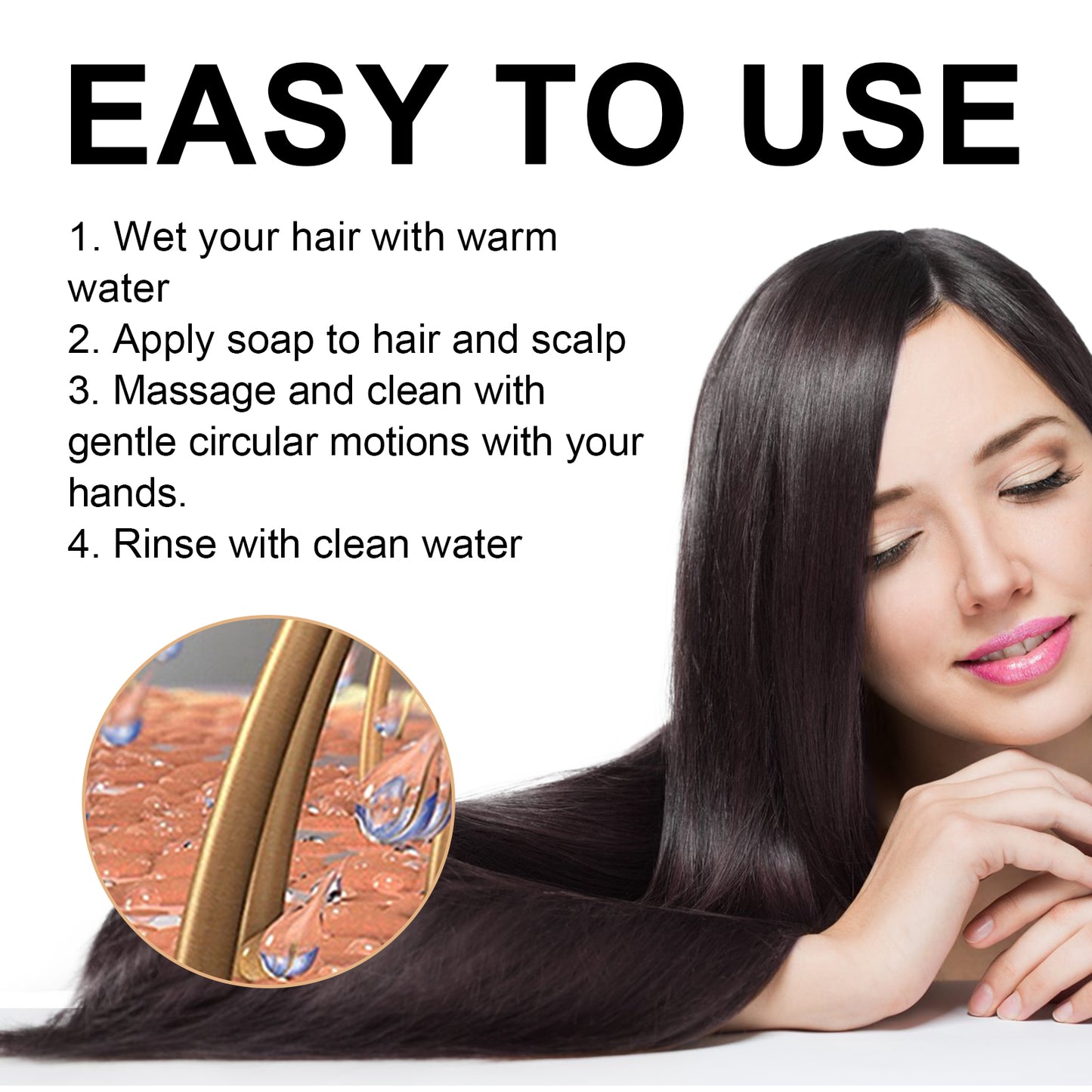Hair Conditioning Essence, Repair Dull Smooth Hair And Scalp Massage Treatment Hair Conditioning Essence - LaTezza Online Shop