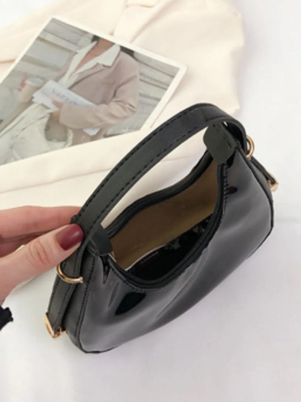 Shoulder Bag PU Leather PVC Transparent - LaTezza Online Shop