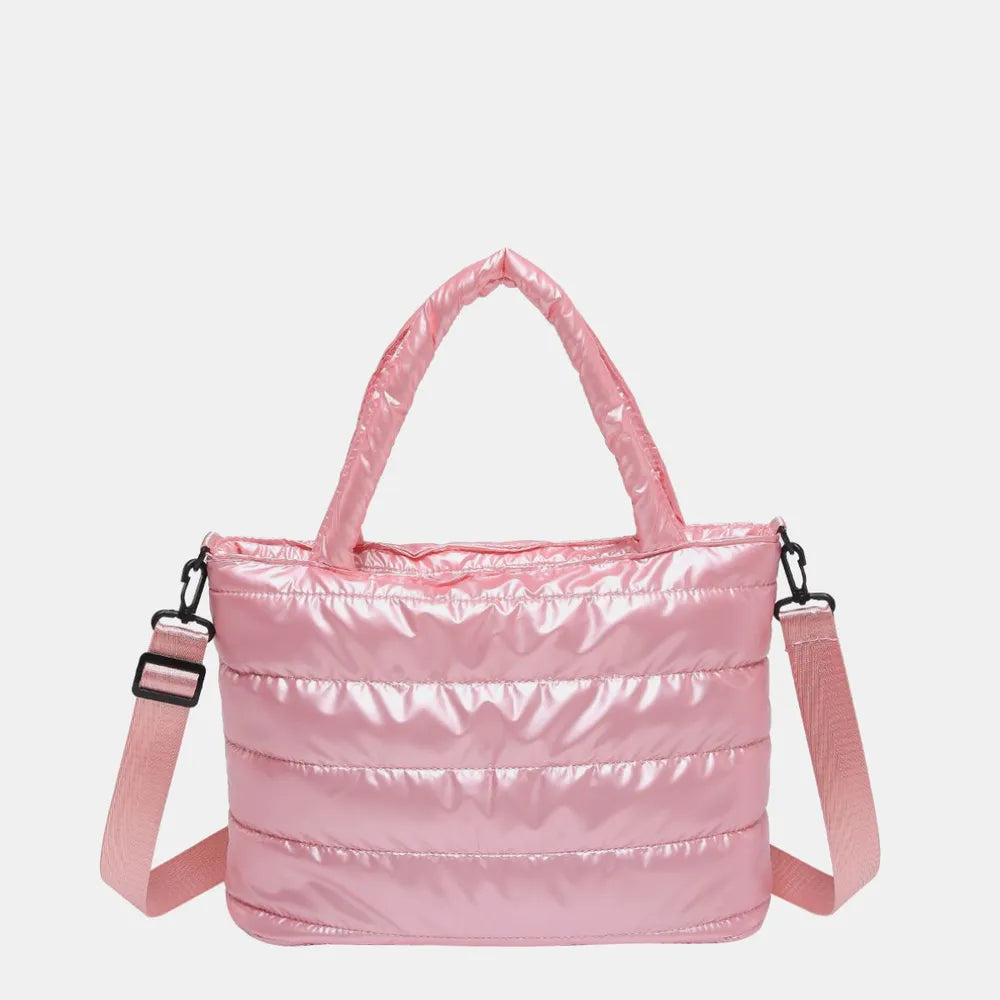 Handbag Crossbody Bag PU Leather Detachable Strap Puffy Bag - LaTezza Online Shop