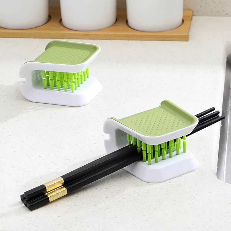 U-Shaped Cleaning Brush Knife And Fork Brush Chopstick Brush Cutlery Brush Can Be Opened And Closed Kitchen Supplies Hand Brush - LaTezza Online Shop