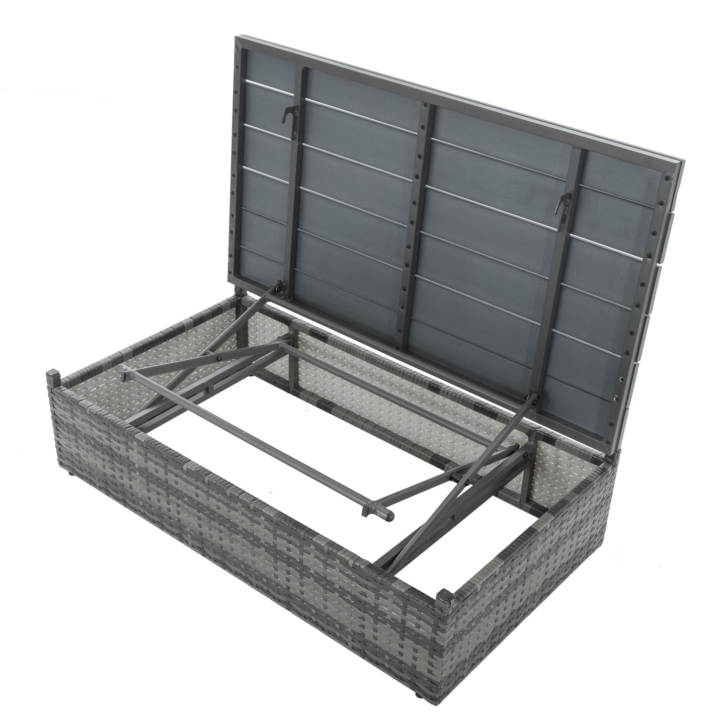 Patio Furniture, Outdoor Furniture, Seasonal PE Wicker Furniture,5 Set Wicker Furniture With Plywood Coffee Table - LaTezza Online Shop