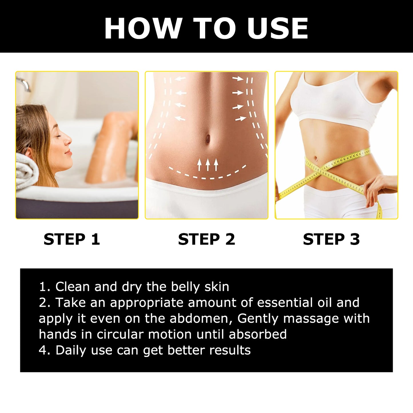 Firming And Slimming Essential Oil, Shows The Curves Of The Body, Firming Shaping And Slimming Body Essential Oil - LaTezza Online Shop