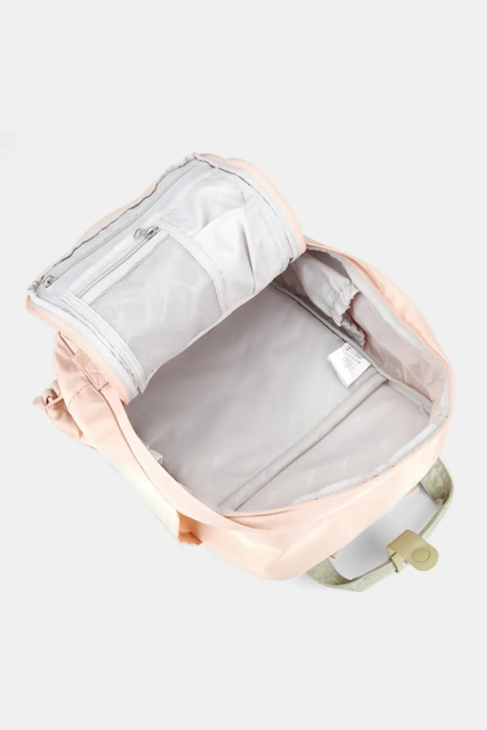 Himawari Contrast Waterproof Canvas Backpack Bag with Round Label - LaTezza Online Shop