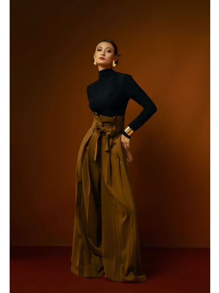 High Waist, Long Legs, Loose Drop, Straight Tube, Wide Leg Suit Pants for Women - LaTezza Online Shop
