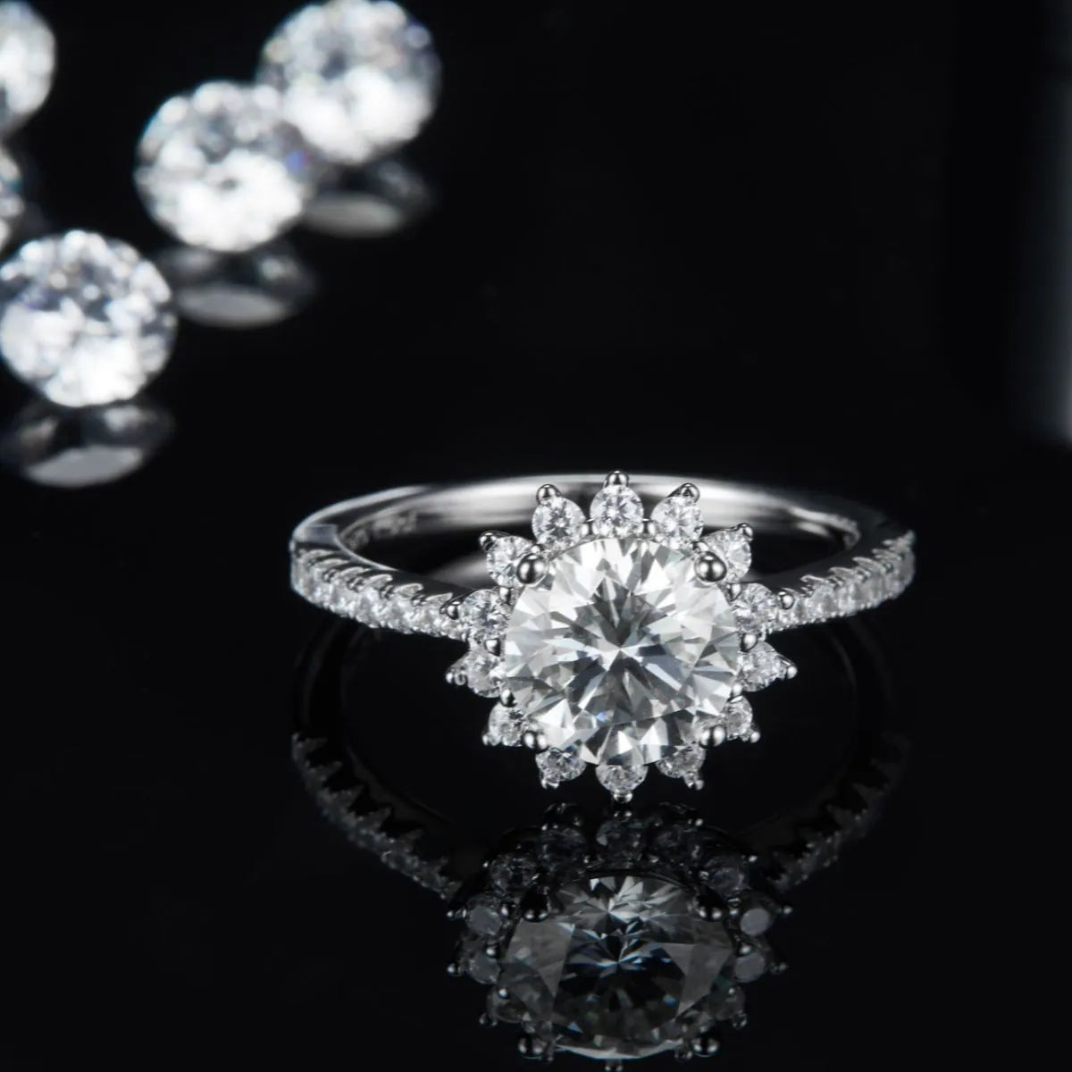 2 Carat Moissanite 925 Sterling Silver Ring - LaTezza Online Shop