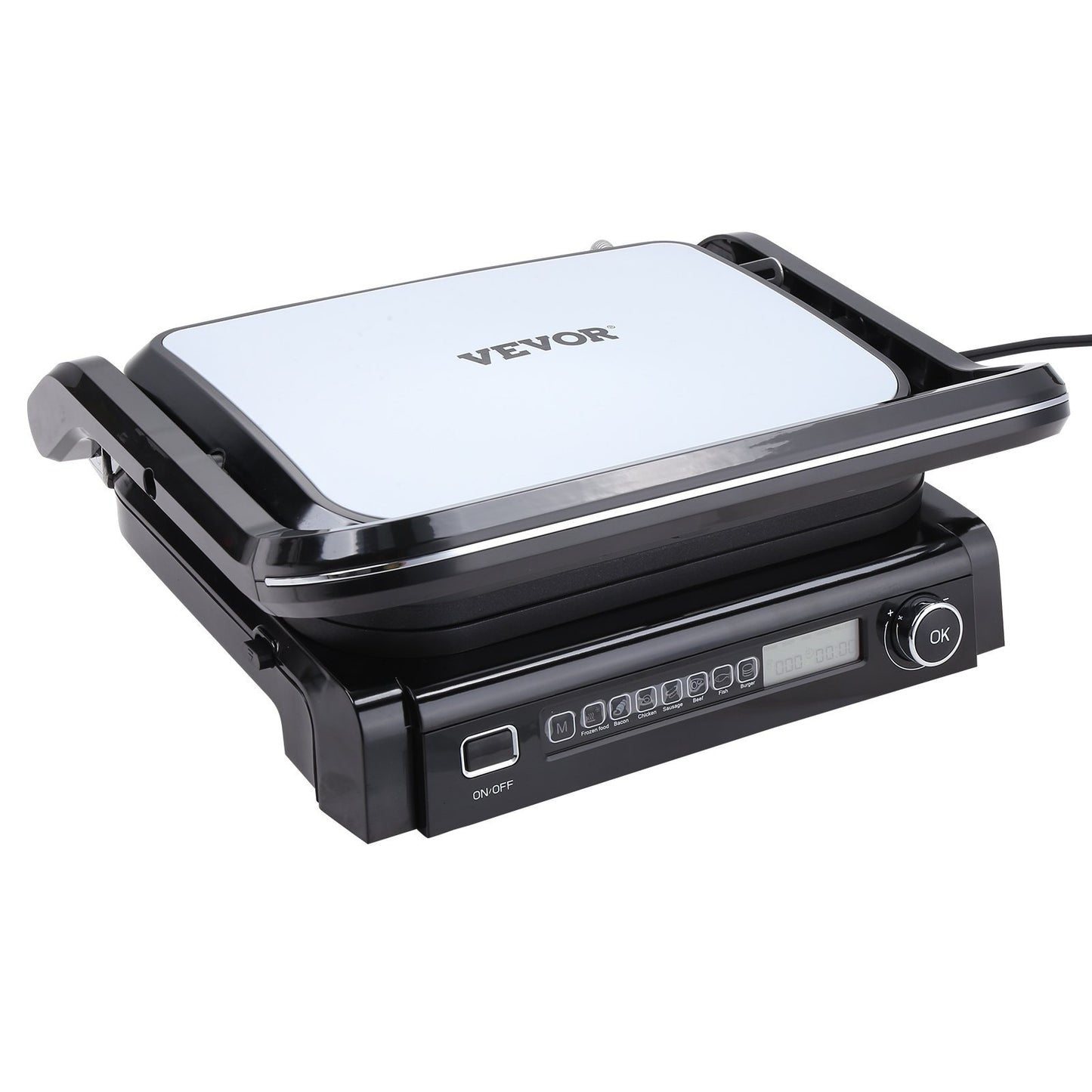 VEVOR 7 IN 1 Commercial Electric Griddle, 1800W Indoor Countertop Grill, Stainless Steel Restaurant Teppanyaki Grill With Non Stick Iron Cooking Plate, Adjustable Temp Control 110V - LaTezza Online Shop