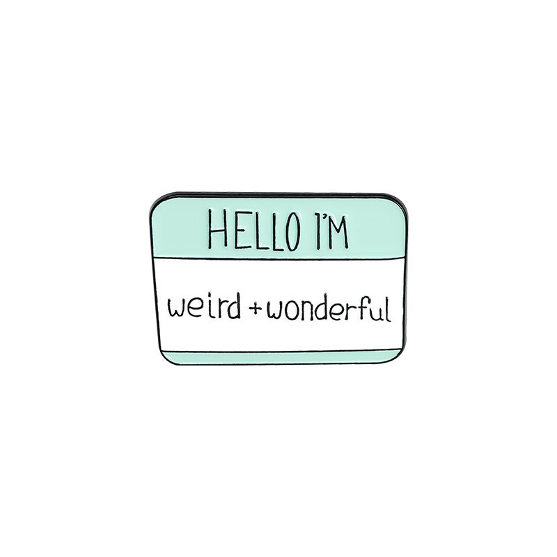 Funny Dialog Enamel Pins Humor Label Cute Brooch Clothes Lapel Pins Cartoon Accessories - LaTezza Online Shop