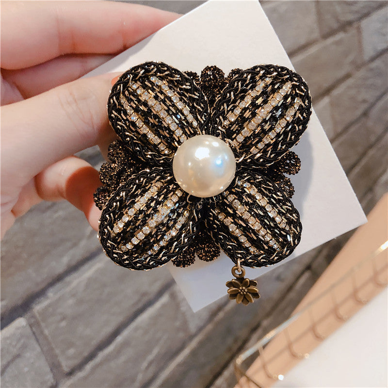 Brooches Pins Badge Coat Big Metal Vintage Retro Star Bee Lace Pearl Handmade