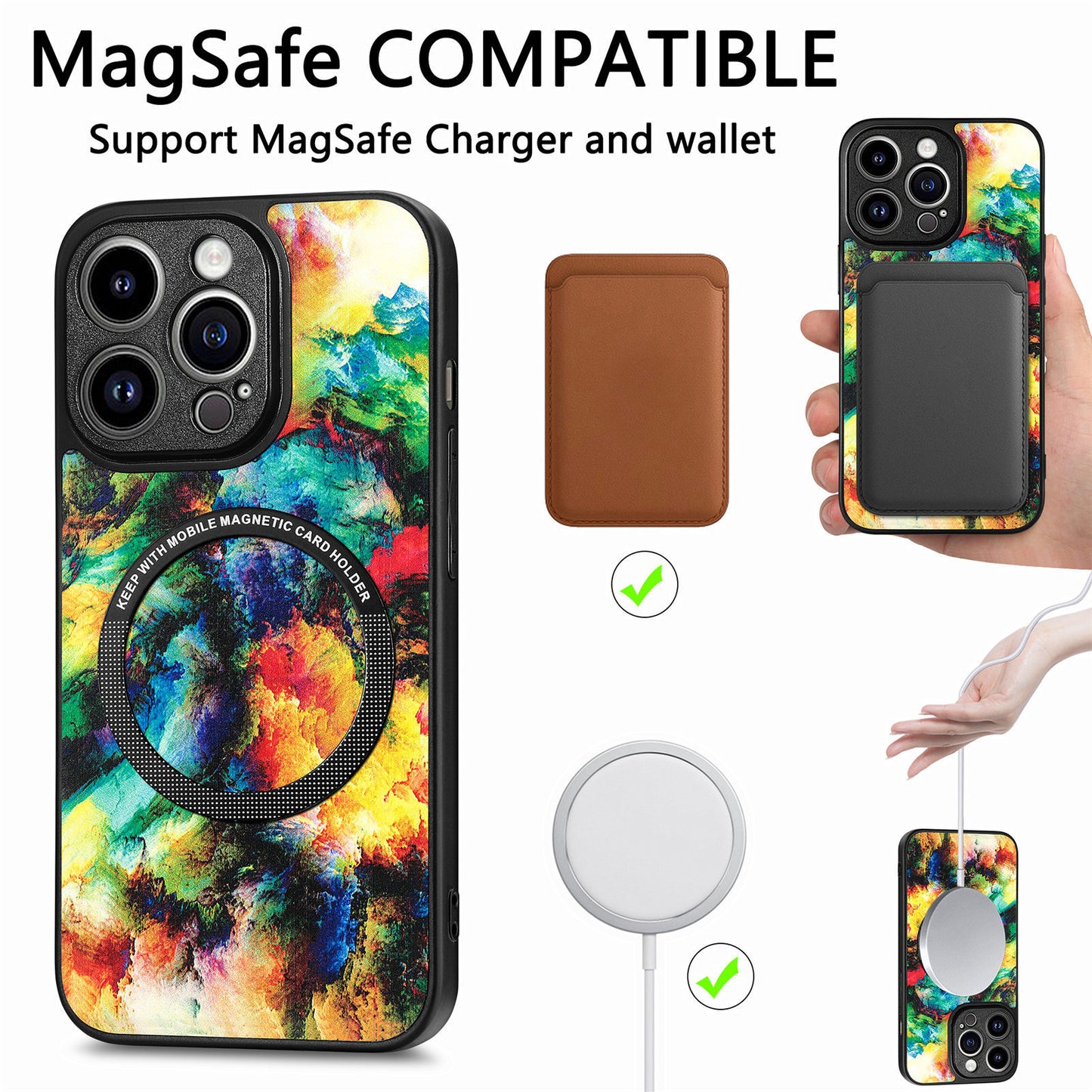 Phone Case Magnetic Suction Shell Plastic Two-in-one Material Phone Shell - LaTezza Online Shop