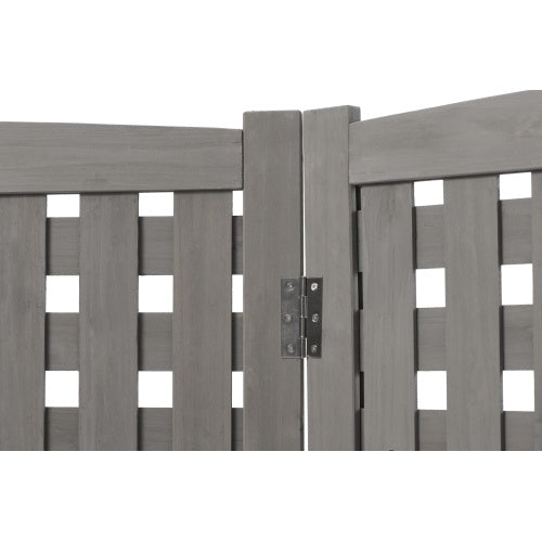 Cedar Privacy Fence 3 Panels Hidden Air Conditioning And Garbage Fence - LaTezza Online Shop