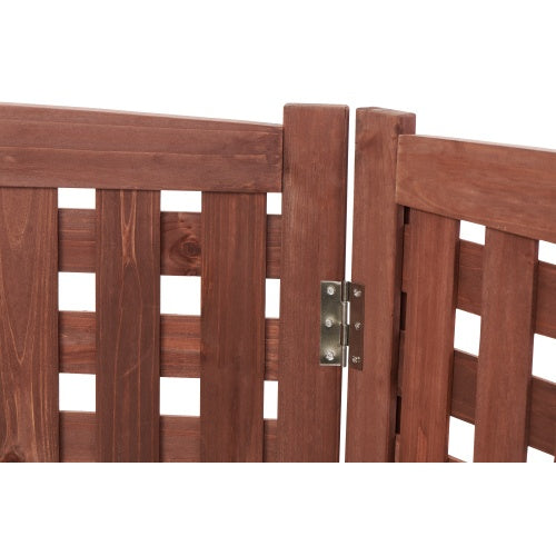 Cedar Privacy Fence 3 Panels Hidden Air Conditioning And Garbage Fence - LaTezza Online Shop