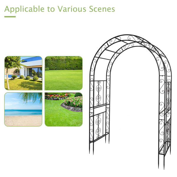 Black Double-layer Iron Arch - LaTezza Online Shop