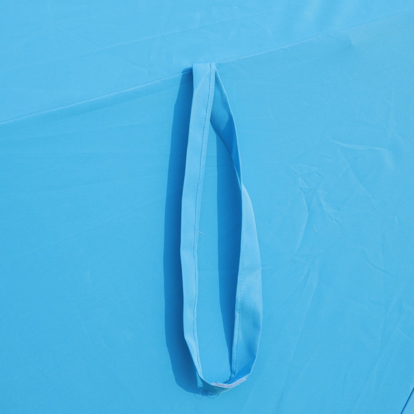 15x9ft Large Double-Sided Rectangular Outdoor Twin Patio Market Umbrella With Light And Base- Blue - LaTezza Online Shop