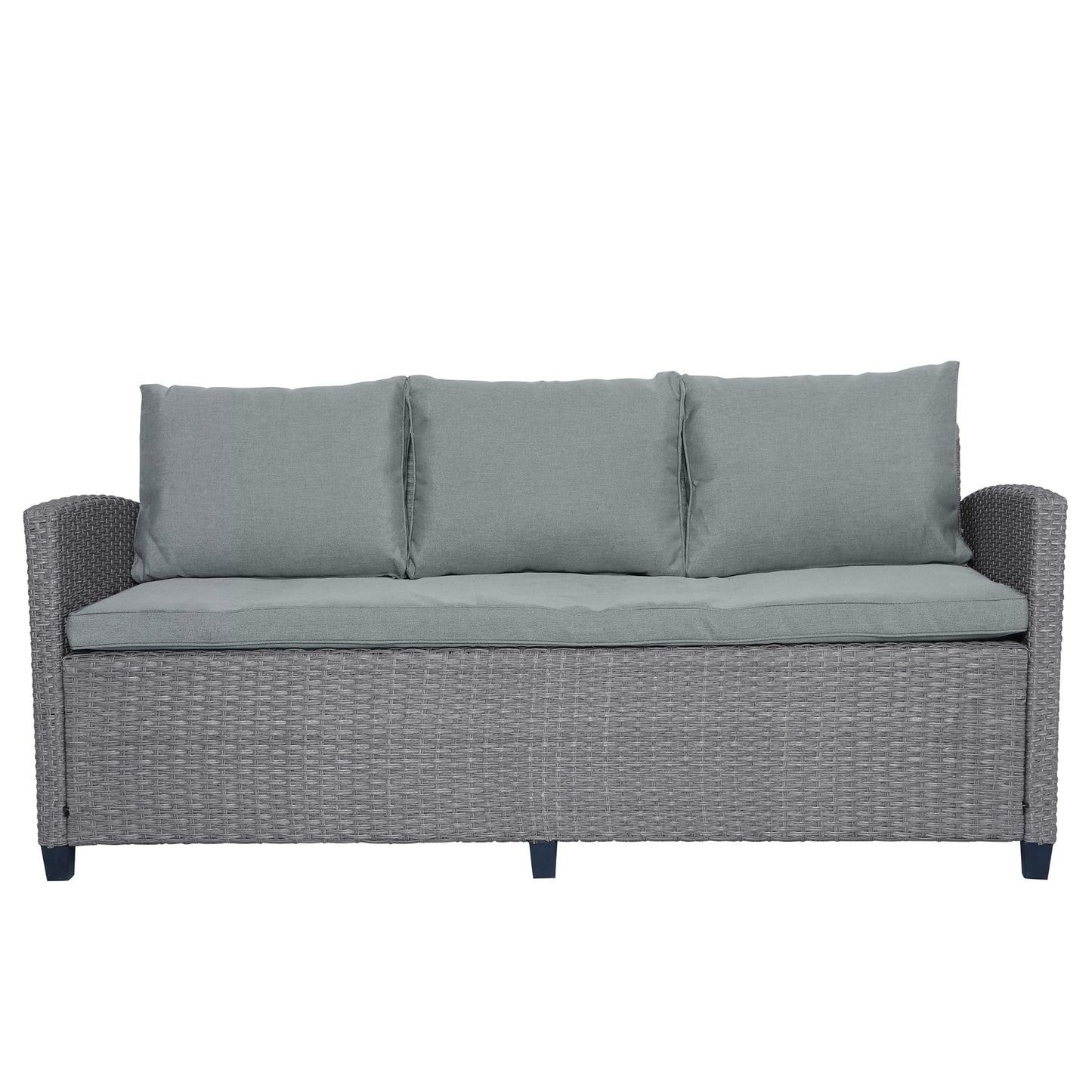 6-piece Outdoor Rattan Courtyard Set - LaTezza Online Shop