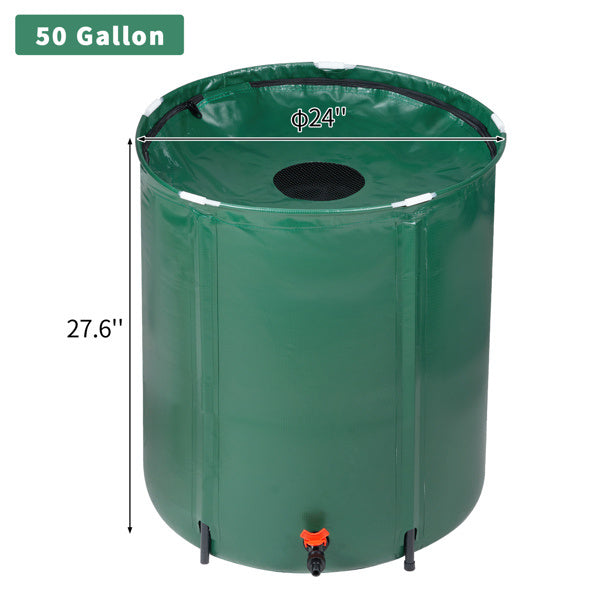 50 Gallon Folding Rain Barrel Water Collector Green - LaTezza Online Shop