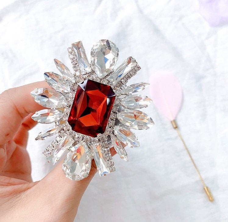New American Diamond Studded Cubic Crystal Ring Holder - LaTezza Online Shop