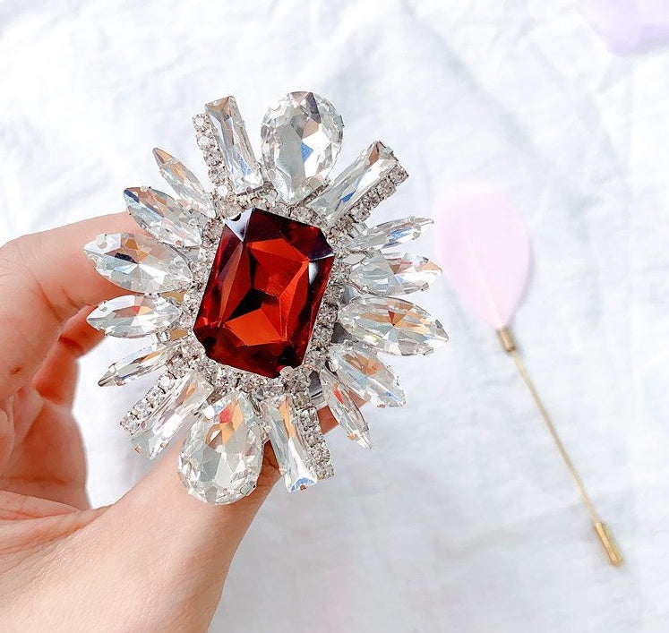 New American Diamond Studded Cubic Crystal Ring Holder - LaTezza Online Shop