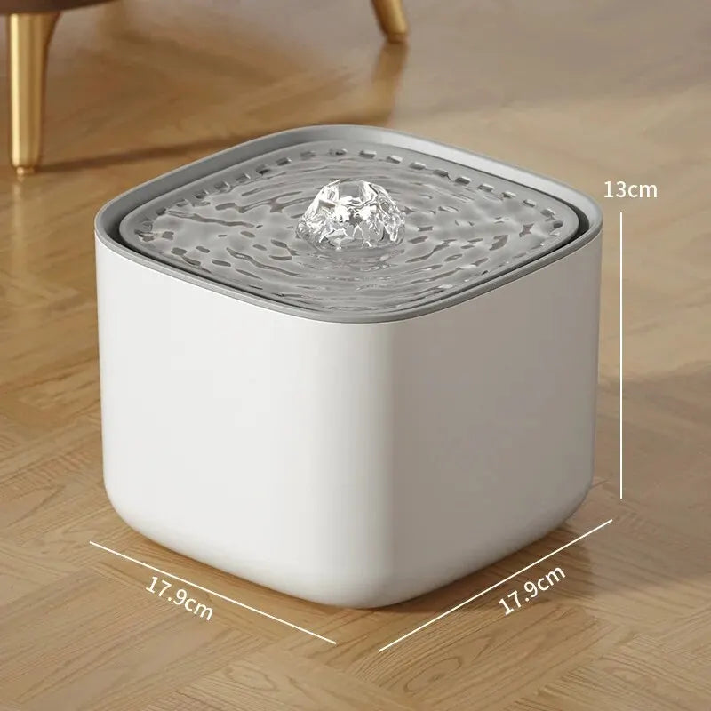 3L Large Capacity Canine Cat Dog Pet Circulating Filter Pet Fountain Feeder Automatic Water Dispenser with USB Port for Pets - LaTezza Online Shop