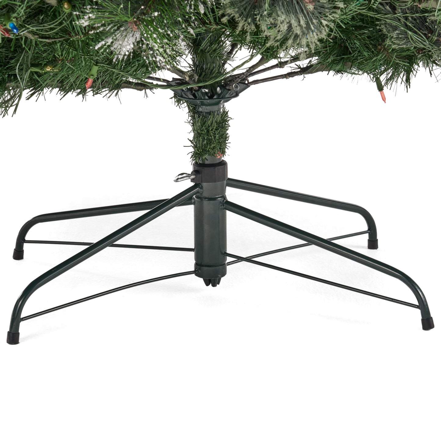 7' Cashmere and Snow Bristle Mixed Tree with 75Pine Cones and 900 LED Lights-UL,1233tips,Dia.:59 - LaTezza Online Shop