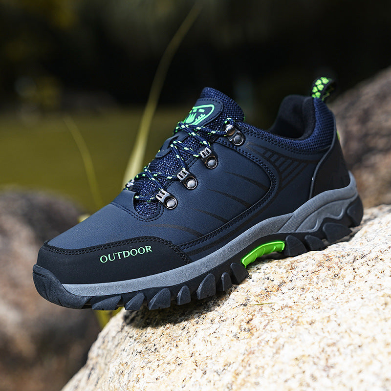 Hiking Shoes Outdoor men's off-road jungle hiking shoes, mesh breathable single shoes, casual low cut lace up hiking shoes - LaTezza Online Shop