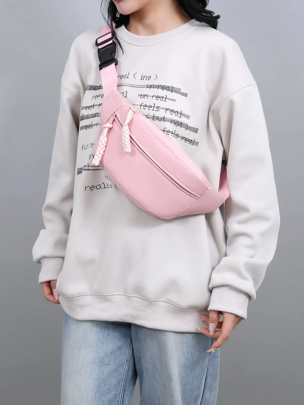Oxford Cloth Adjustable Strap Sling Bag - LaTezza Online Shop