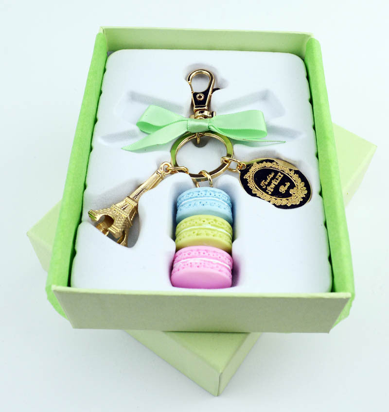 Macaron Pendant Key Ring Bag Buckle Key Ring Female - LaTezza Online Shop