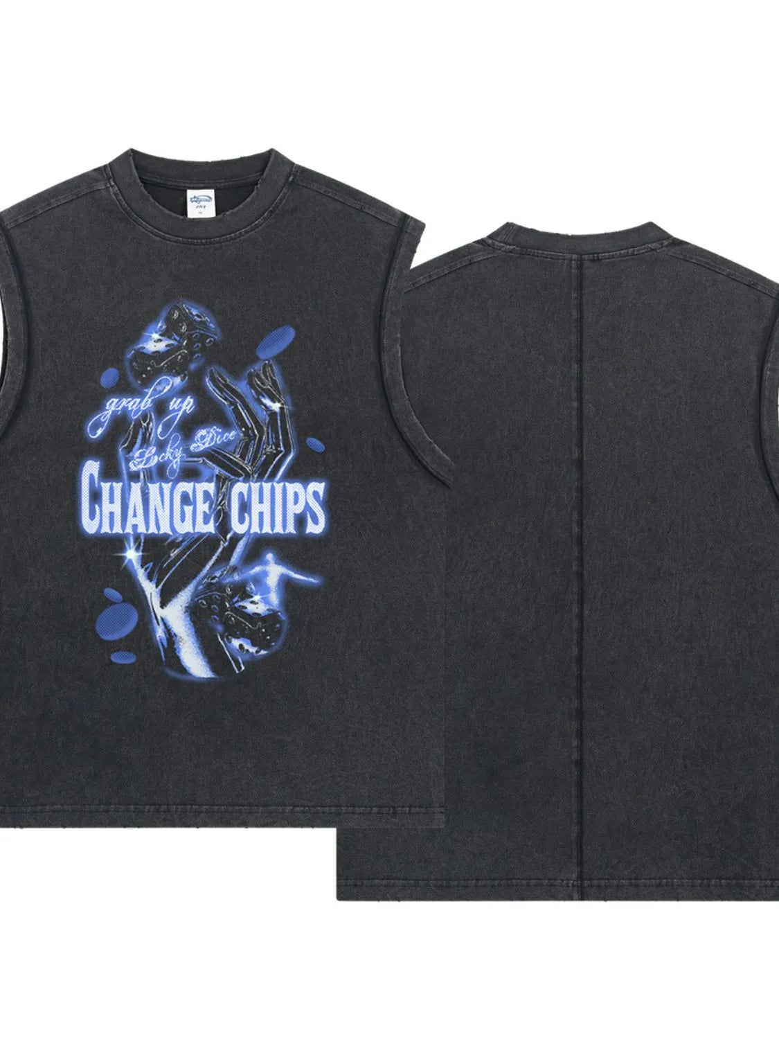 Men's Graphic Round Neck Tank - LaTezza Online Shop