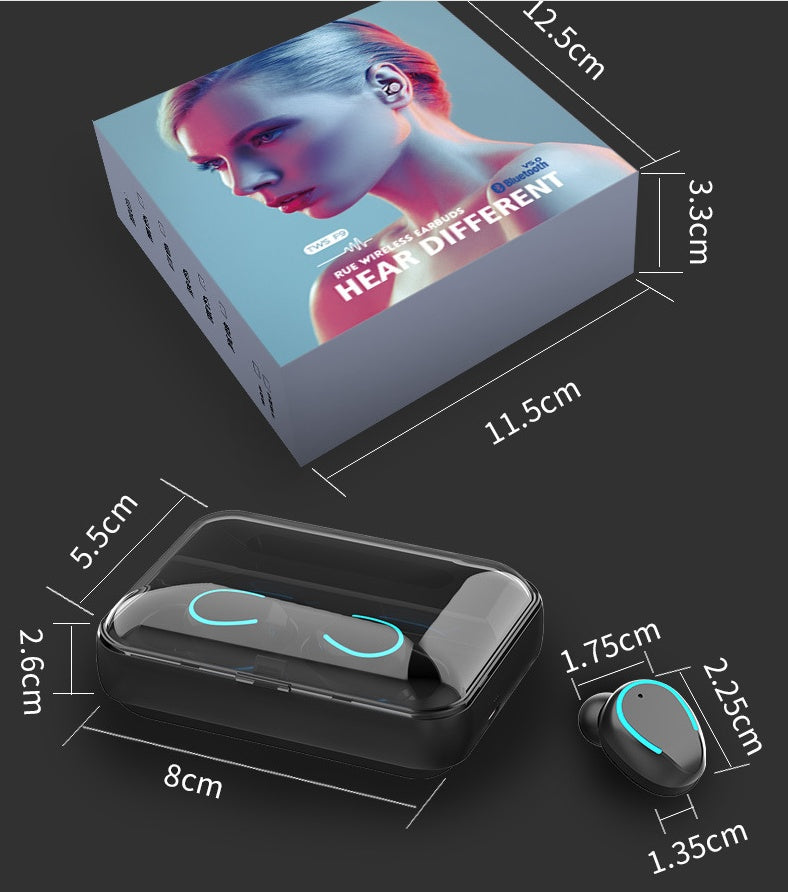 Multifunction Bluetooth Headset Binaural Movement Power Bank Phone Support - LaTezza Online Shop