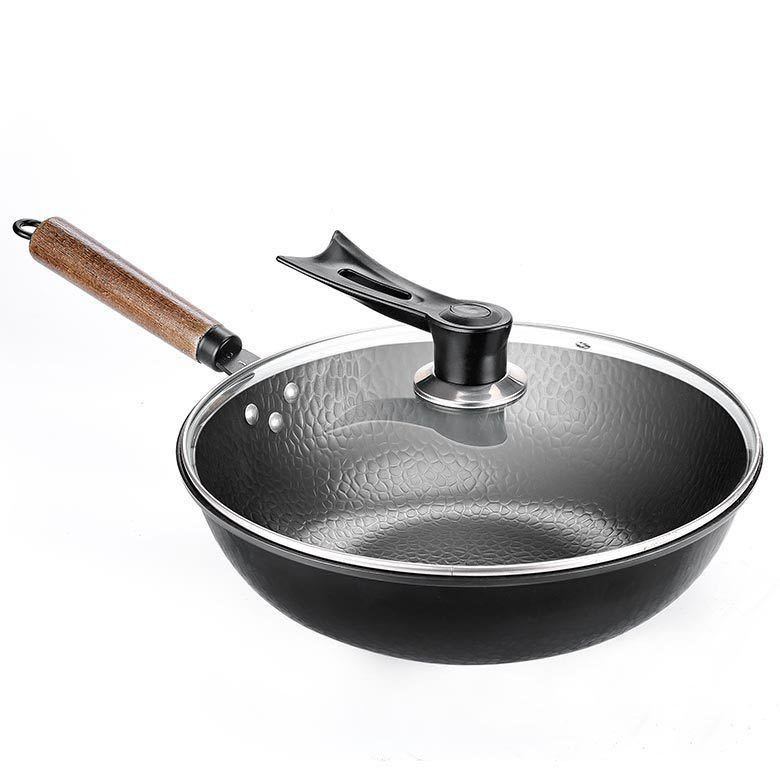 Iron Pan Traditional Iron Wok Handmade - LaTezza Online Shop