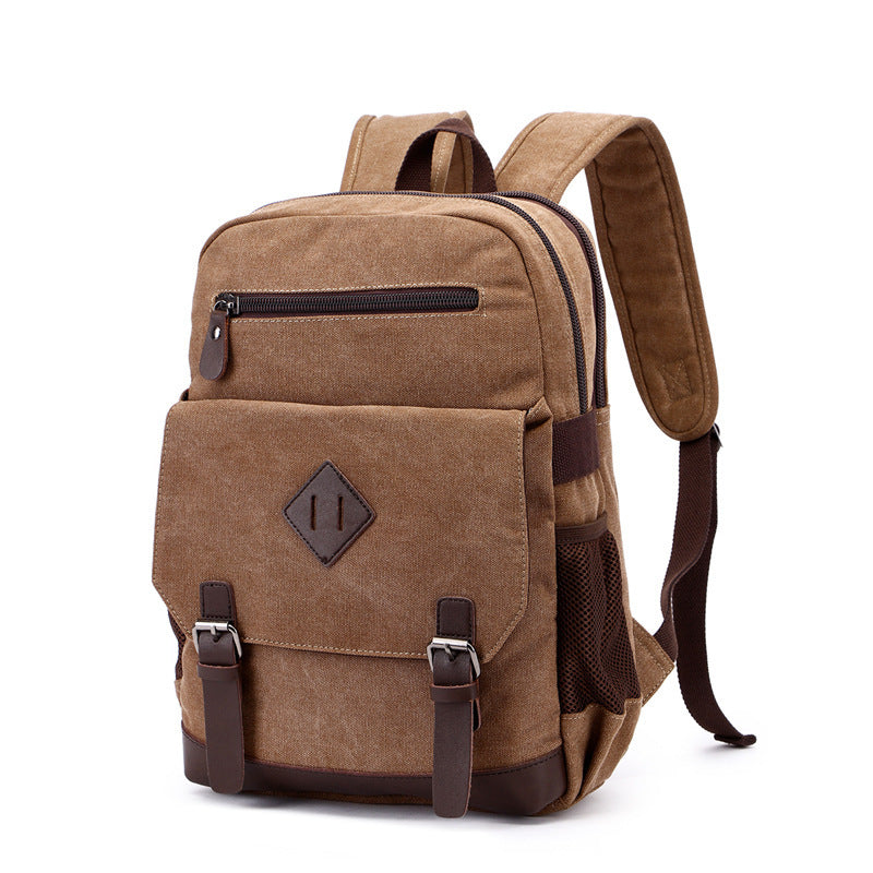 Canvas Bag Retro Casual Shoulder Computer Backpack - LaTezza Online Shop