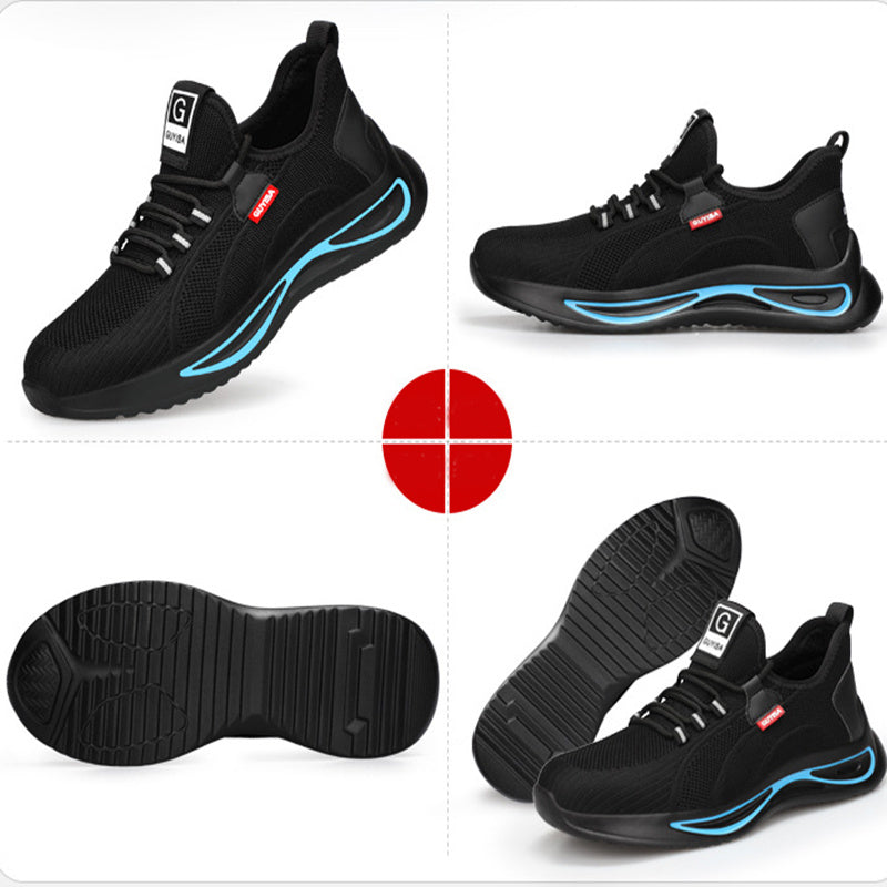 Steel Toe Shoes For Men Work Safety Shoes Nonslip Indestructible Sneakers - LaTezza Online Shop