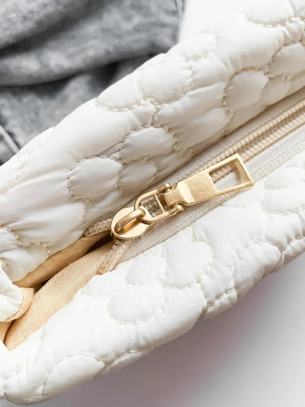 Flower Texture Polyester Clutch - LaTezza Online Shop