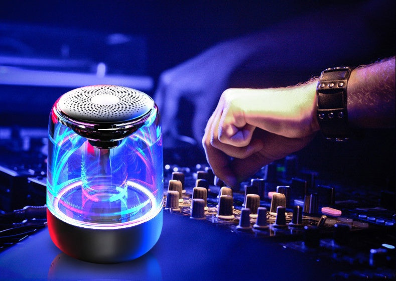 Portable Speakers Bluetooth Column Wireless Bluetooth Speaker Powerful Bass Radio with Variable Color LED Light - LaTezza Online Shop