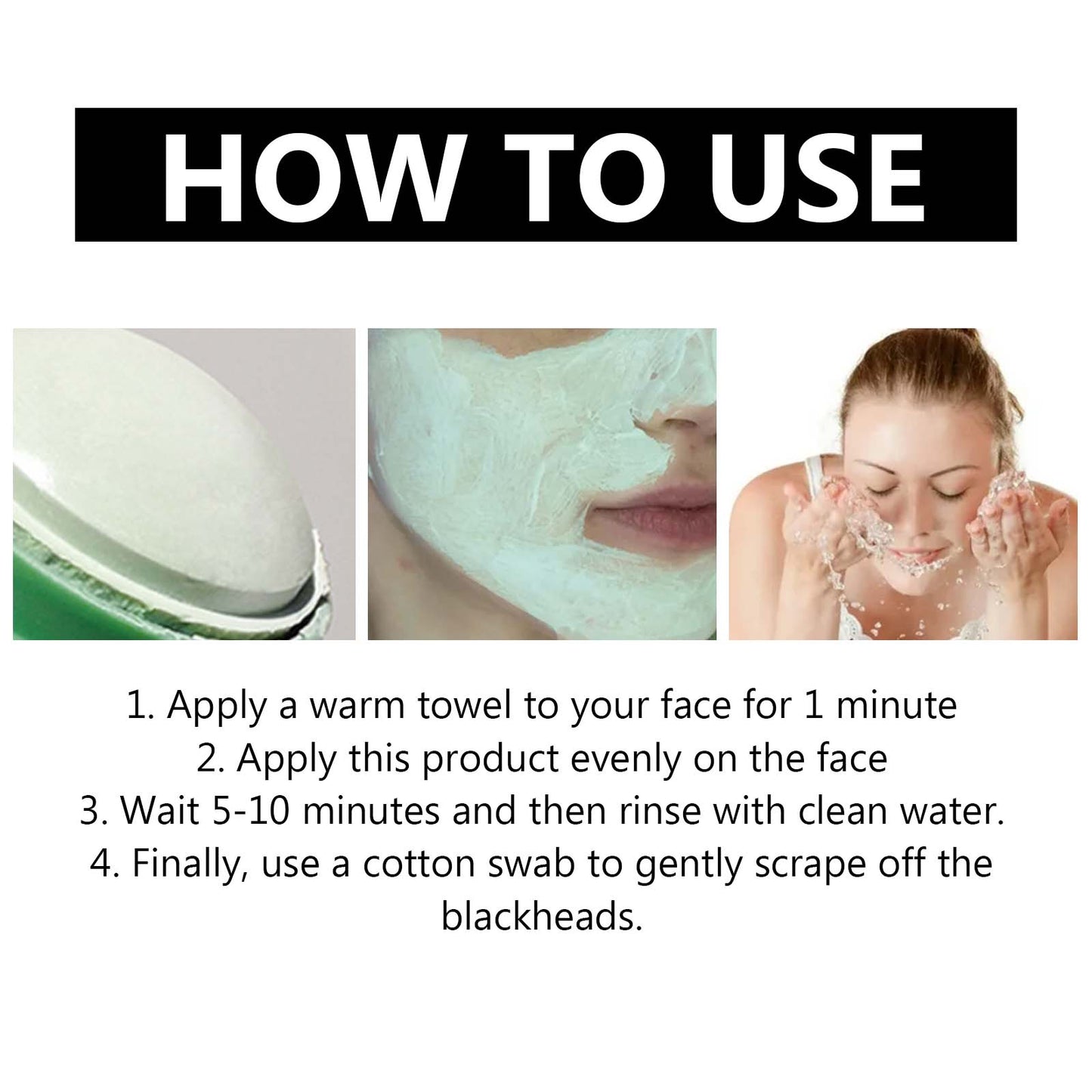 West&Month Blackhead Cleansing Mud Mask Cleans Blackhead Skin Oil, Tightens Pores, Cleans And Moisturizes Skin - LaTezza Online Shop