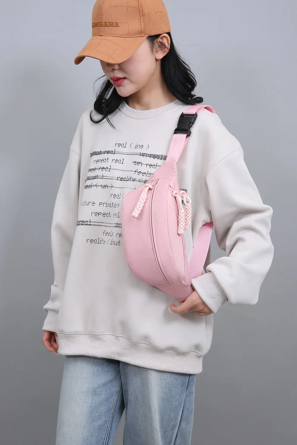 Oxford Cloth Adjustable Strap Sling Bag - LaTezza Online Shop