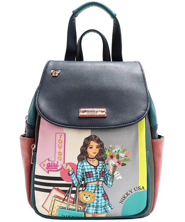 Nicole Lee USA Cat Eco-Leather Convertible Backpack Bag - LaTezza Online Shop