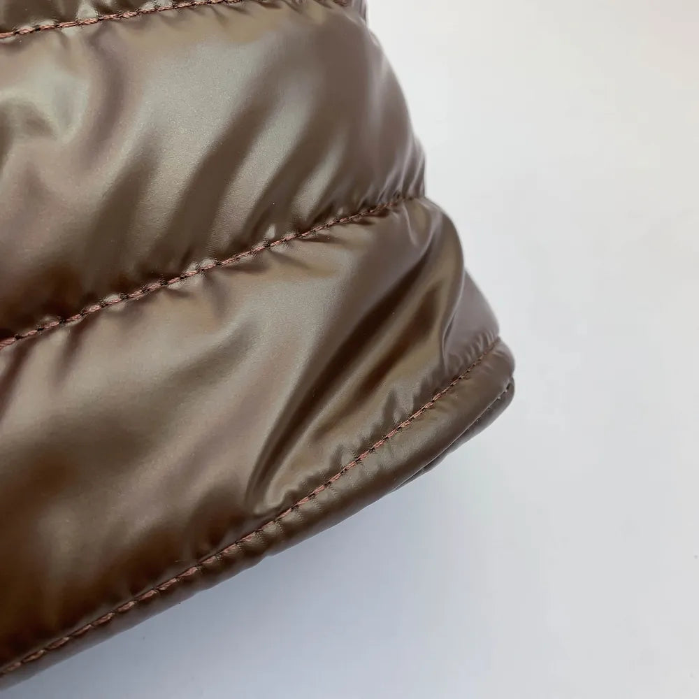 Handbag Crossbody Bag PU Leather Detachable Strap Puffy Bag - LaTezza Online Shop
