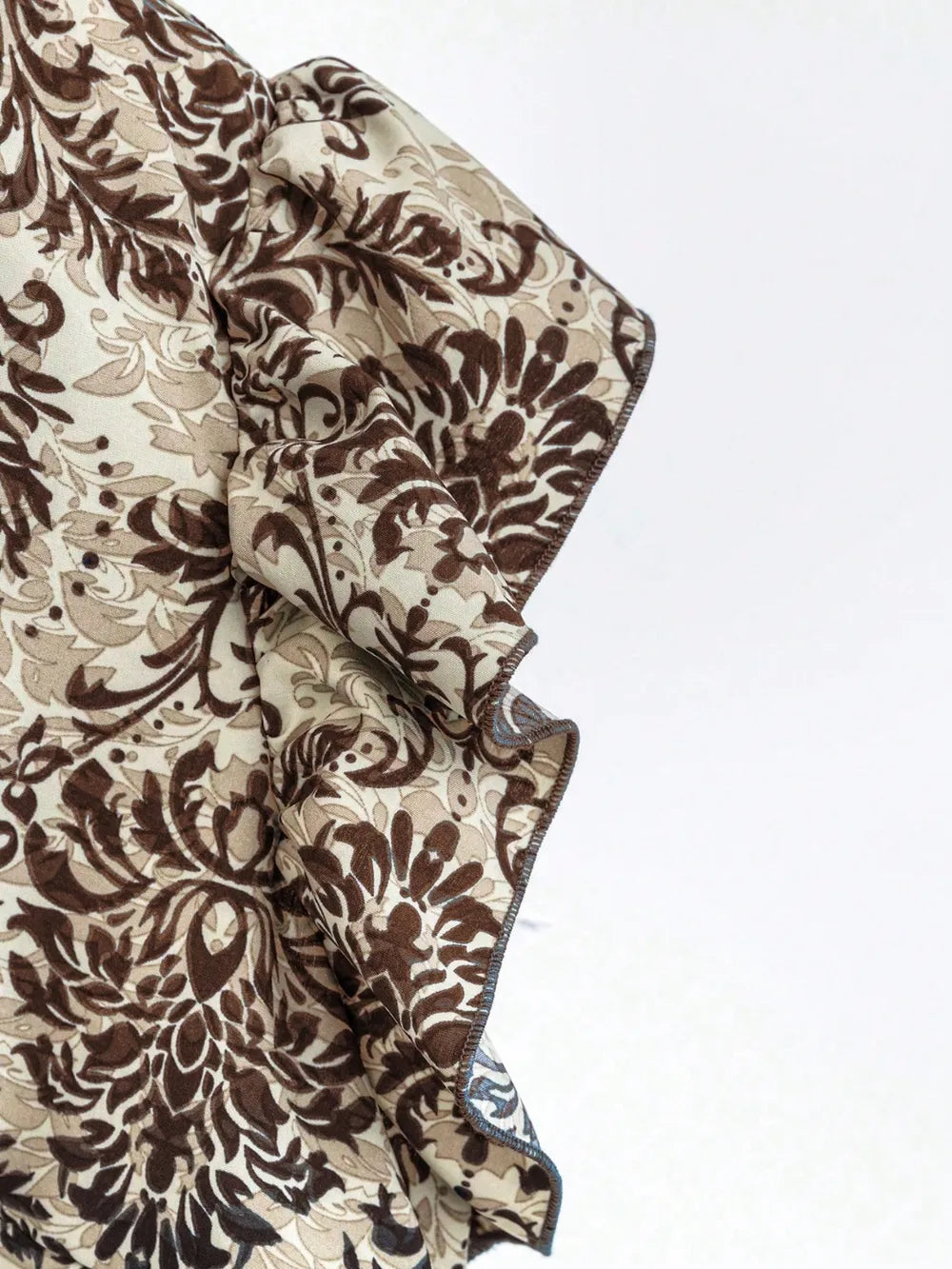 Printed Ruffled Cap Sleeve Top and Pants Set - LaTezza Online Shop