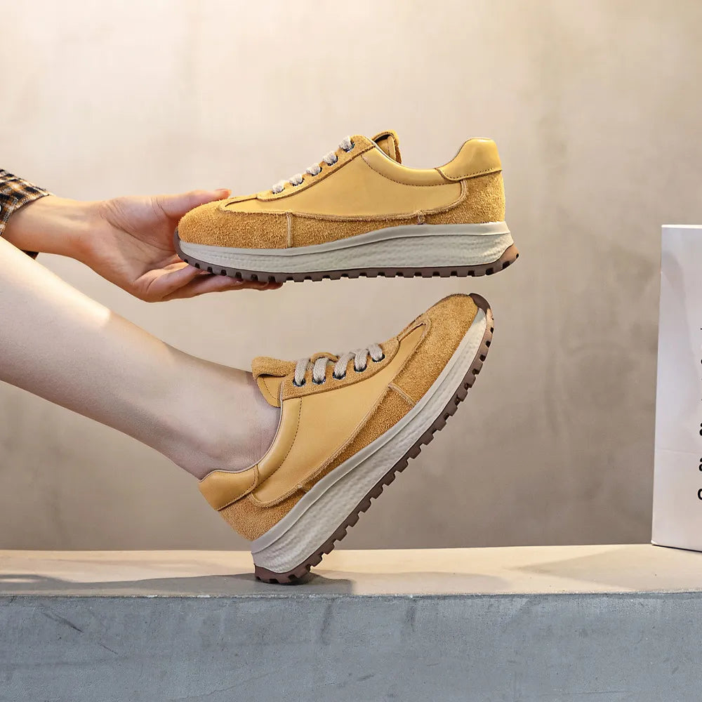 Spring new thick soled small waist casual sports shoes for women versatile women's shoes - LaTezza Online Shop
