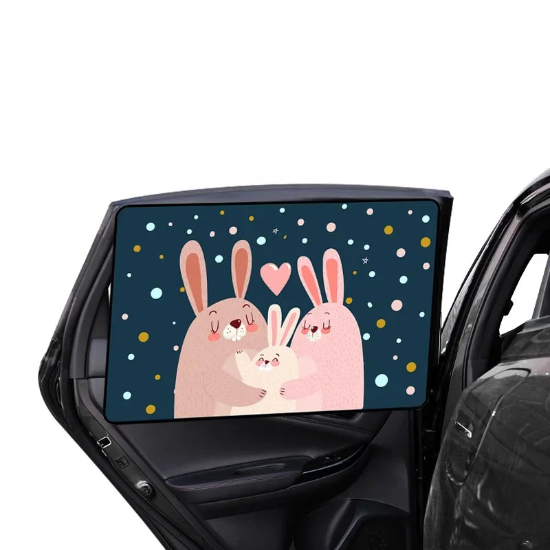 Magnetic Curtain Car Side Window Sunshade Curtains Adjustable Car Styling Auto Windows Sun Visor Anti-Mosquito Cover For Kids