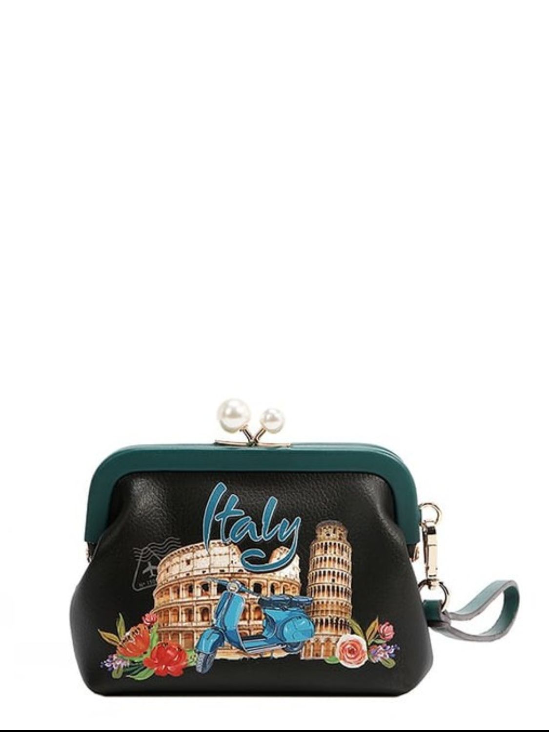 Nicole Lee USA Chelsea Pearl Kiss-Lock Coin Purse - LaTezza Online Shop