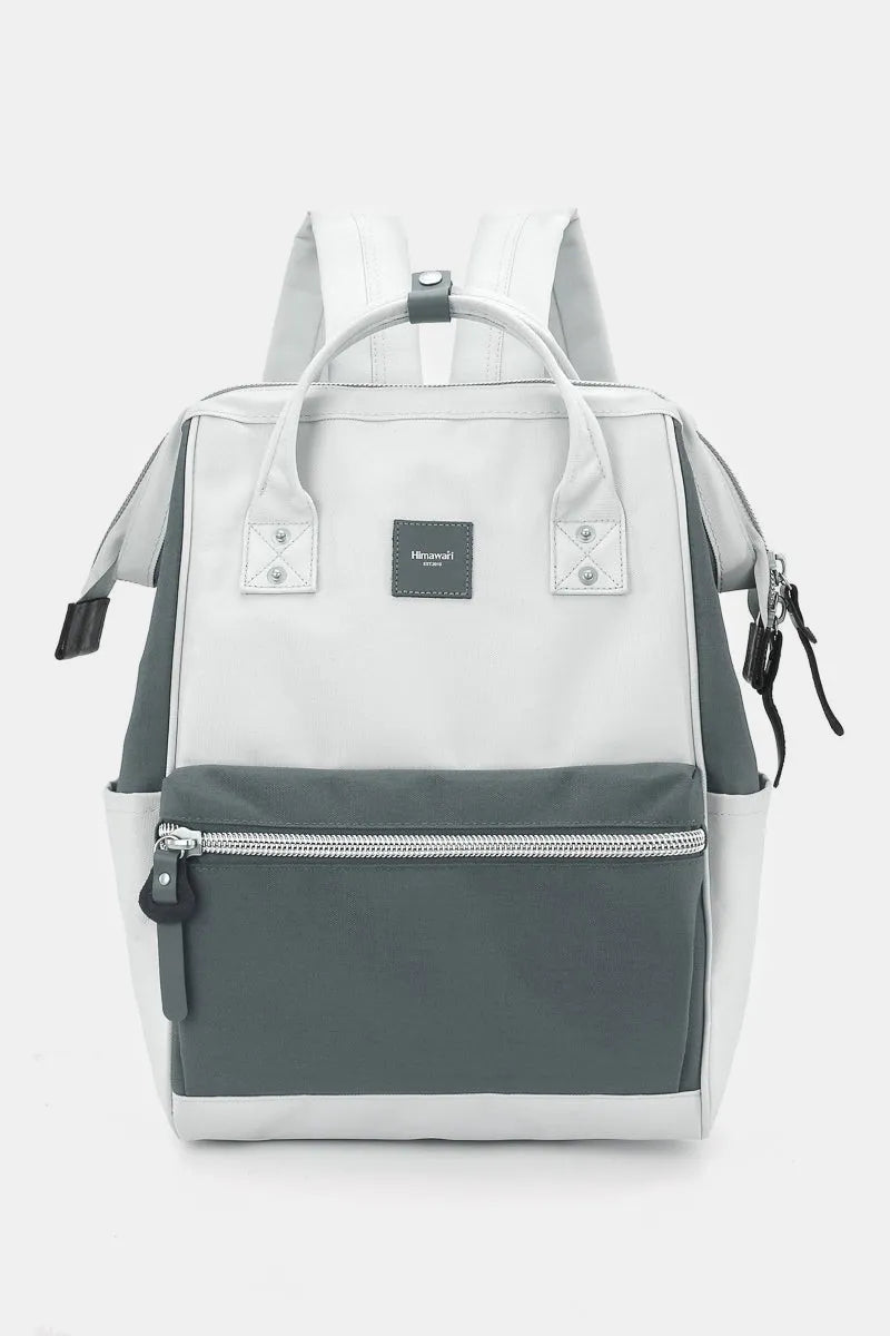 Water Resistant Canvas Backpack Bag with Side Pockets - LaTezza Online Shop