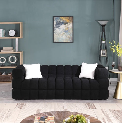 Marshmallow Boucle Sofa,boucle White 3 Seater - LaTezza Online Shop