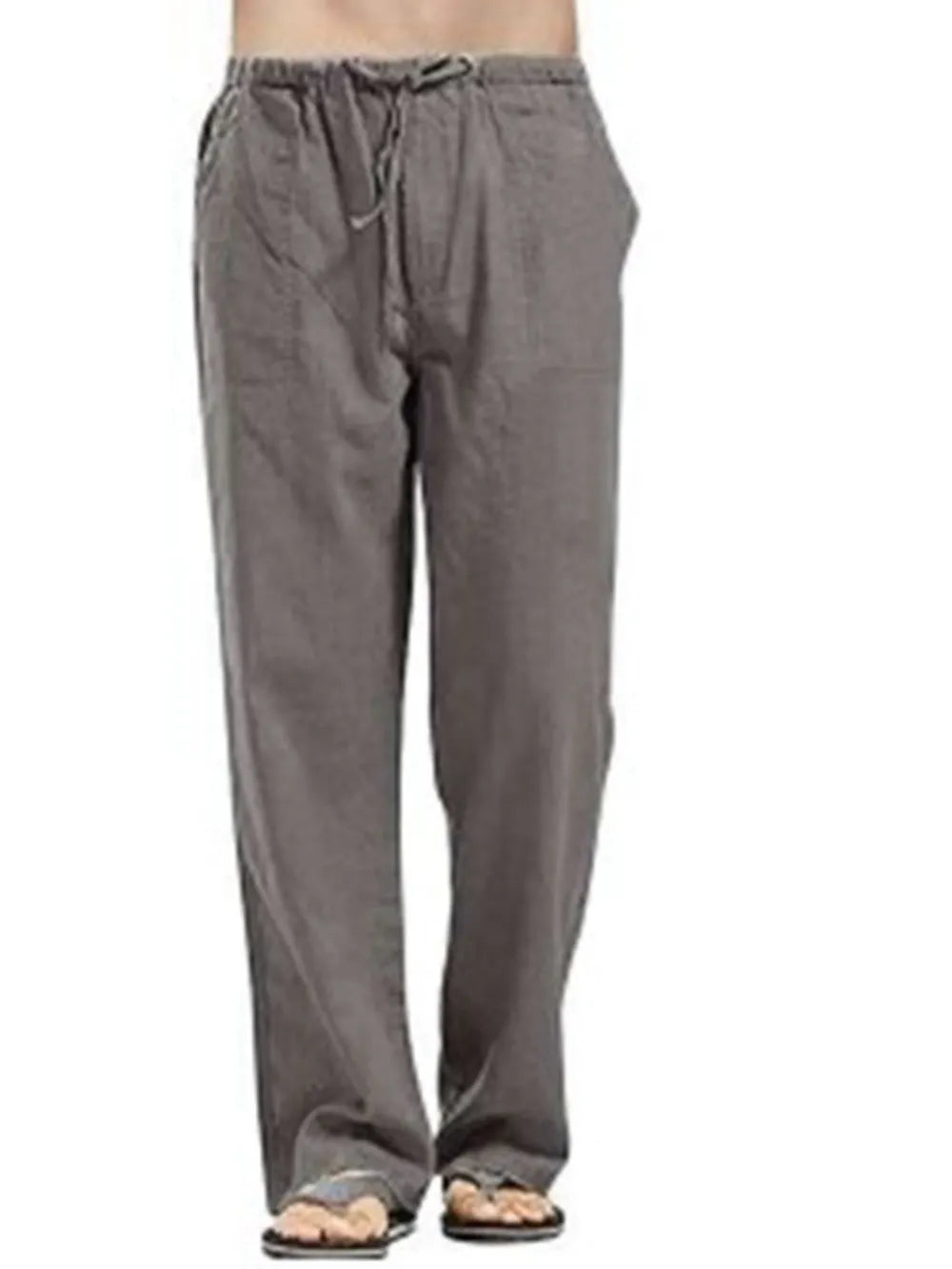 Men's Full Size Drawstring Pants with Pockets Plus Size - LaTezza Online Shop