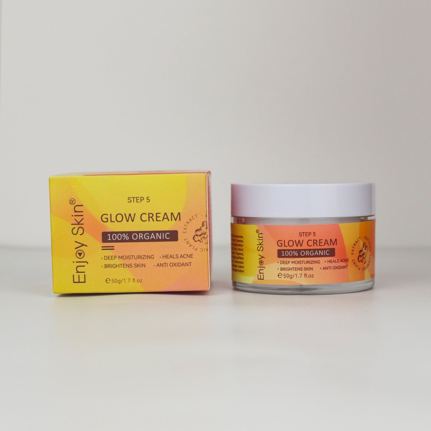 5pcs Natural Organic Vegan Facial Anti Acne Serum Skincare Cream Face Care Whitening Tumeric Skin Care Set - LaTezza Online Shop