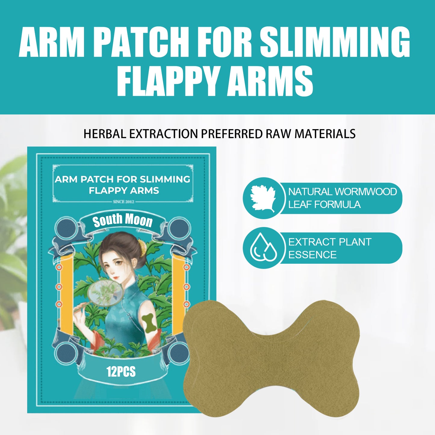 South Moon Mugwort Arm Patch, Arm And Leg Natural Herbal Moxibustion Patch - LaTezza Online Shop
