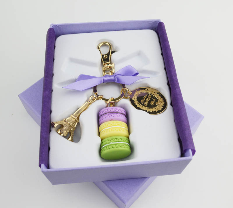 Macaron Pendant Key Ring Bag Buckle Key Ring Female - LaTezza Online Shop