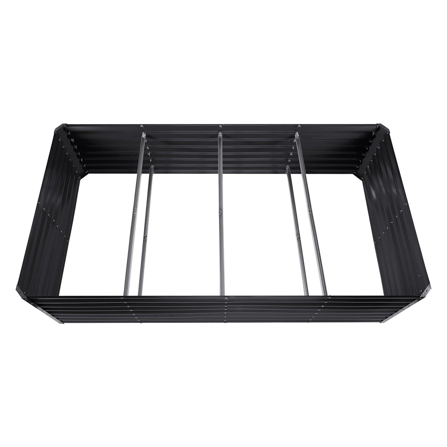 VEVOR Galvanized Raised Garden Bed Planter Box 94.5x47.2x23.6inch Flower Vegetable - LaTezza Online Shop