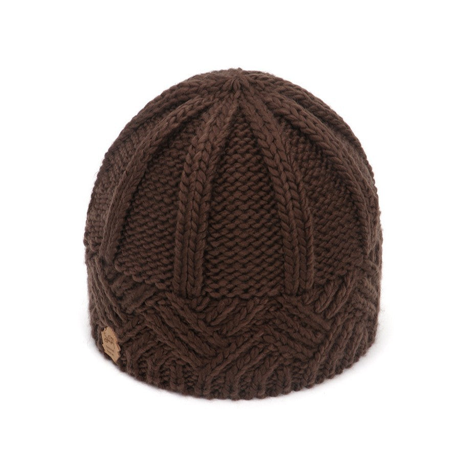 European and American retro style diamond grid coarse needle knitted hat for men and women, fashionable autumn and winter knitted hat - LaTezza Online Shop