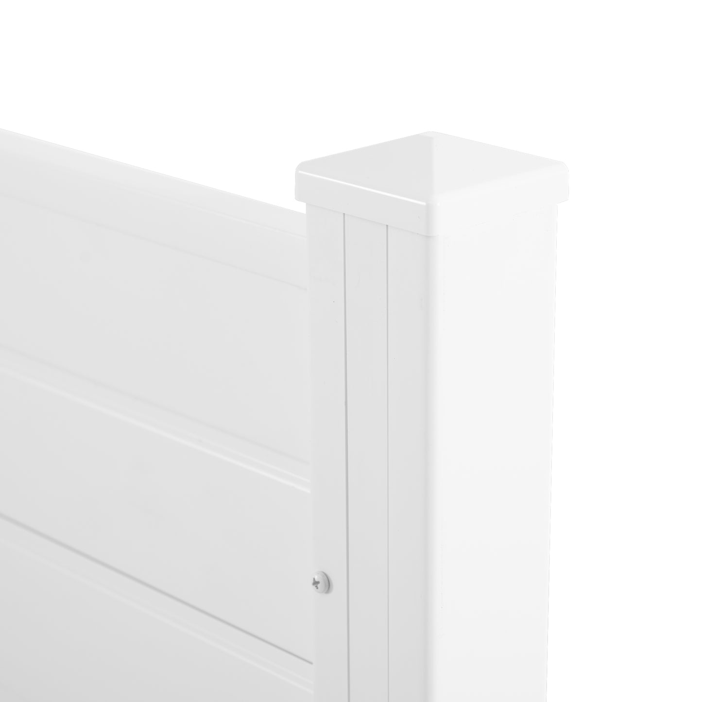 Privacy Fence Panels Kit Air Conditioner Trash Can Enclosure Vinyl white color - LaTezza Online Shop
